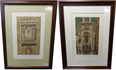 Lot 2014 - Valerie Thornton (1931-1991) 'Neuilly en Donjon' 'Aachen' Each signed in pencil and dated...