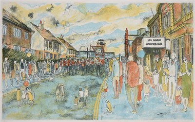 Lot 2027 - Tom McGuinness (1926-2006) 'Gala Day, Seaham'  Signed in pencil and dated (19)92, inscribed and...