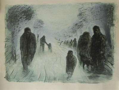 Lot 2028 - Peter Howson (b.1958) Scottish 'Road to Zenica', Signed in pencil and dated (19)94, inscribed...