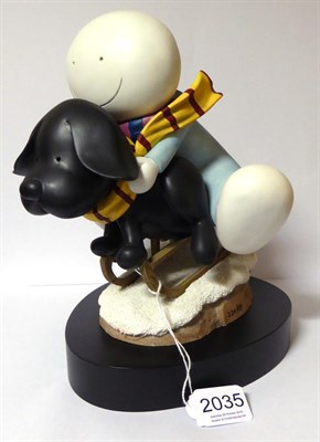 Lot 2035 - Doug Hyde (b.1972) 'Winters Tale' Signed and numbered 220/395, cold cast porcelain, 25cm high  Sold