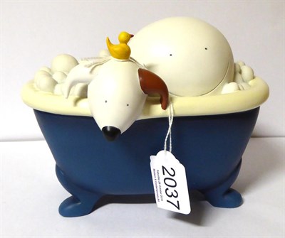 Lot 2037 - Doug Hyde (b.1972) 'Always Together'  Signed and numbered 134/495, cold cast porcelain, 13cm...