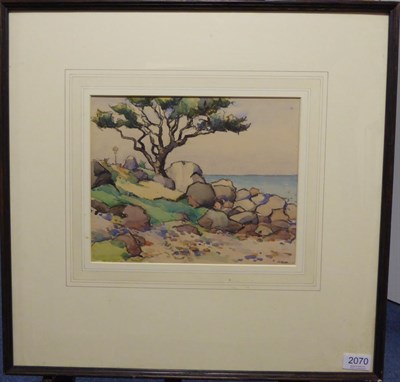 Lot 2070 - Ernest Archibald Taylor (1874-1951) Scottish 'The Corrie Shore, Arran' Signed, mixed media,...