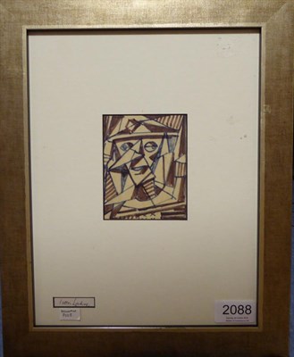 Lot 2088 - Leonard Beaumont (1891-1986) 'Iron Lady', 1985 Fibre tip pen, 10cm by 7.5cm  Sold together with the