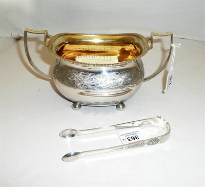 Lot 363 - A George IV Sugar Bowl, Robert Cattle & James Barber, York 1814 (no town mark), of oblong...