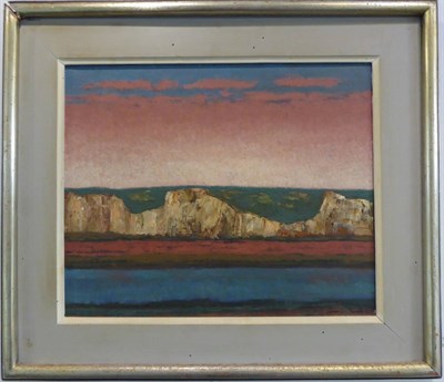 Lot 2097 - Josselin Bodley (1893-1974) 'Cliffs near Newhaven' (Sussex) Signed, inscribed on stretcher...