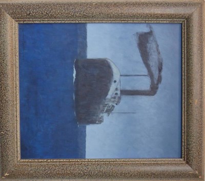 Lot 2107 - Josselin Bodley (1893-1974) Steam ship at sea Signed and dated 1967 oil on canvas, 44cm by 36.5cm