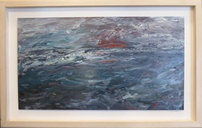 Lot 2124 - Stephen Charlton (Contemporary) 'Last Sun' Signed, signed verso and dated (20)10, oil on board,...