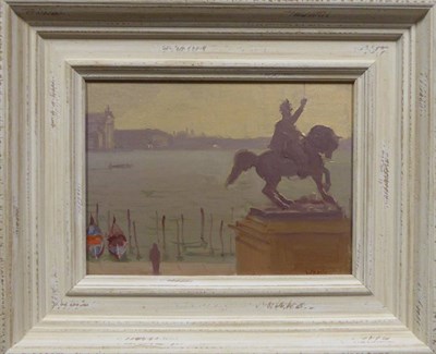 Lot 2131 - Robbie Wraith (Contemporary) View from the statue of Victor Emmanuel II, Venice looking out...