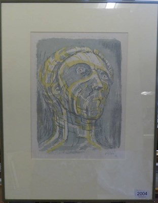 Lot 2004 - Henry Moore OM, CH, RBA, RBS (1898-1986) 'Head of Prometheus' Signed in pencil and dated...