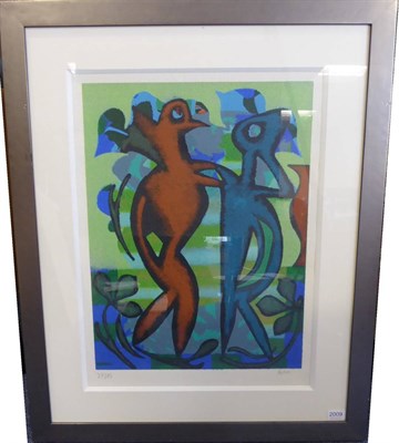 Lot 2009 - Eileen Agar (1904-1991) 'Past and Present' Signed and numbered 27/75, screenprint in colours on...