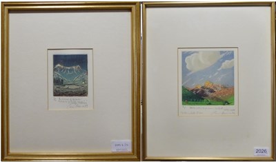 Lot 2026 - Piers Browne (b.1949) 'While Not a Leaf Seems Faded... Wordsworth, The Langdale Pikes' Signed...