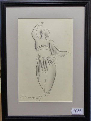 Lot 2036 - Dame Laura Knight RA, RWS, RE, RWA, PSWA, DBE (1877-1970) Study of a Russian Dancer Signed in...