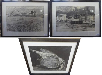 Lot 2065 - Roger Silvester (1939-2016) 'Kentish Mine 1' Pencil and charcoal together with a further...