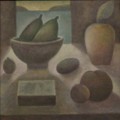 Lot 2136 - Martin Leman RBA, RWS (b.1934)  'Still life'  Signed, signed and inscribed verso, oil on board,...