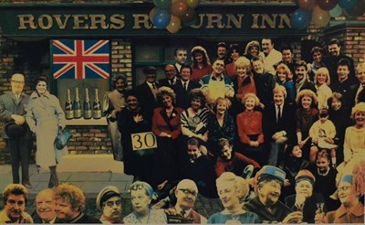 Lot 2020 - Peter Blake (b.1932) 'Coronation Street' Signed in pencil and numbered 85/250, colour silk...