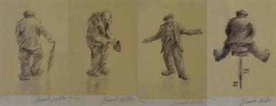 Lot 2028 - After Alexander Millar (b.1950) 'That Friday Feeling' 'Looks Like Rain' 'Thank You, Sir' 'So What!'