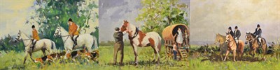 Lot 2075 - William Norman Gaunt (1918-2001) 'Out on a Spring morning' Signed, inscribed verso, pencil and...