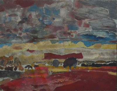 Lot 2102 - Derek Hyatt (b.1931) 'Cow Cloud, near York' Inscribed with title and dated August 19** verso,...