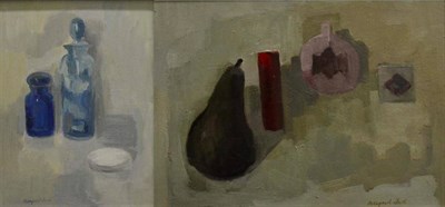 Lot 2155 - Margaret Firth (1898-1991) 'Still life' Signed, signed and inscribed verso, oil on board,...