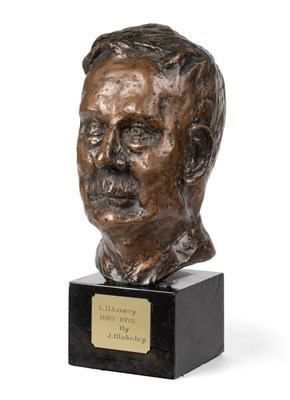 Lot 2204 - John Blakeley (20th century) Portrait of Laurence Stephen Lowry, bust length Signed in the...