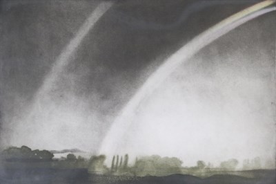 Lot 2003 - Norman Ackroyd RA, CBE (B.1938) 'Oxfordshire Landscape' Signed, inscribed, dated 1976 and...