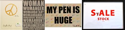 Lot 2045 - Hayden Kays (b.1985) 'My Pen is Huge' Signed and numbered 1/20, screenprint, together with...