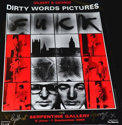 Lot 2047 - After Gilbert and George (b.1943 & 1942) 'Dirty Words Pictures', Serpentine Gallery, 6 June - 1...