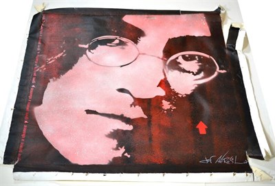 Lot 2053 - Jef Aérosol (b.1957) French 'Lennon' Signed, inscribed verso and dated 2007, screenprint on...