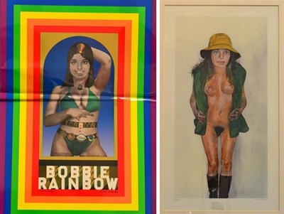 Lot 2056 - Peter Blake (b.1932) 'Bobbie Rainbow' Signed and numbered 1485/2000, lithograph on tin,...