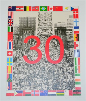 Lot 2059 - Peter Blake (b.1932) 'Running' Signed in pencil and numbered, giclee print with silkscreen varnish