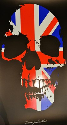 Lot 2063 - Ben Allen (b.1979) 'Union Jack Skull' Signed and numbered 31/100, with the Ben Allen...