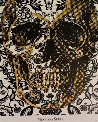 Lot 2065 - British Urban Art School (Contemporary) 'Mexicana Scull' Indistinctly signed and numbered...