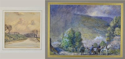 Lot 2074 - Frederick (Fred) Cecil Jones RBA (1891-1966) 'Cornholme, Near Todmorden' Signed, inscribed and...