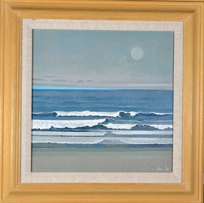 Lot 2116 - Robert Lee (Contemporary) 'Winter Sun Over the Sea' Signed and dated (19)98, oil on board,...