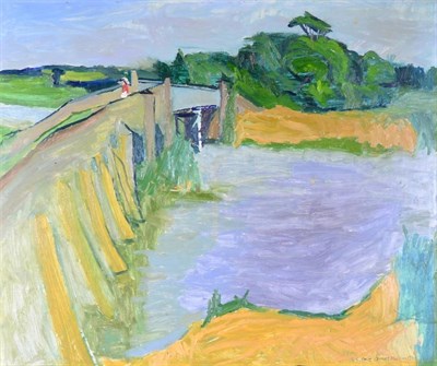 Lot 2133 - Eric James Mellon (1925-2014) 'Bridge over River Arun at Coldwaltham, W. Sussex' Signed and...