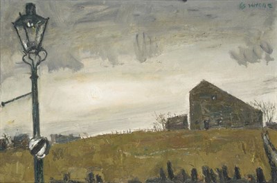 Lot 2146 - Herbert Whone (1925-2011) 'Wintry Sky, Outlane, Nr Huddersfield'  Signed and dated (19)65,...