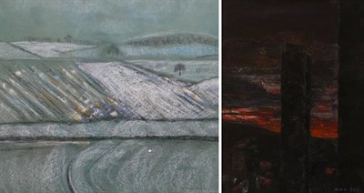 Lot 2040 - Marie Walker Last (1917-2017) 'Winter, Langbar'  Signed and dated (19)87, oil pastel and...