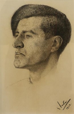 Lot 2062 - Georg Sauter (1866-1937) Portrait of Rudolf Sauter, head and shoulders Signed and dated 1924,...