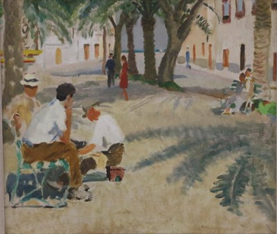 Lot 2110 - Alethea Garstin (1894-1978) Mediterranean Village Oil on board, 23cm by 27cm  Provenance: The...