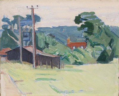 Lot 2114 - Claude Rogers (1907-1979) 'Rodwell House' Initialled, inscribed and dated 9th Aug (19)4/62?, oil on