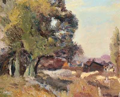 Lot 2117 - Ronald Ossory Dunlop (1894-1973) Irish Sussex Farm Signed, oil on canvas, 56.5cm by 70.5cm...