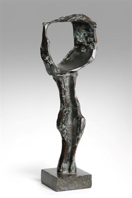 Lot 2160 - Austin Wright (1911-1997)  Flower form Bronze, 54cm high (on base)   See illustration...