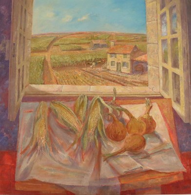 Lot 2193 - Martin Dutton (Contemporary) 'The Sweetcorn Fields of Northern France' Signed, oil on canvas,...