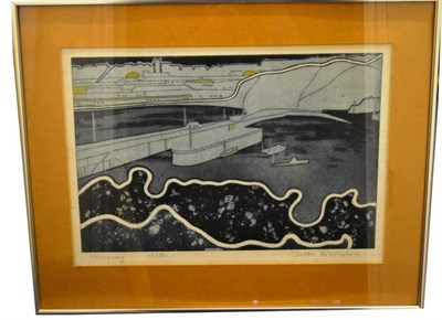 Lot 1011 - John Brunsdon ARCA (b.1933)  'Newquay'  Signed and inscribed in pencil with title and numbered...