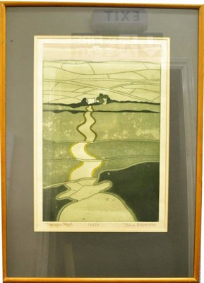 Lot 1014 - John Brunsdon ARCA (b.1933)  'Trencom Hill' Signed and inscribed with title and numbered 16/50,...