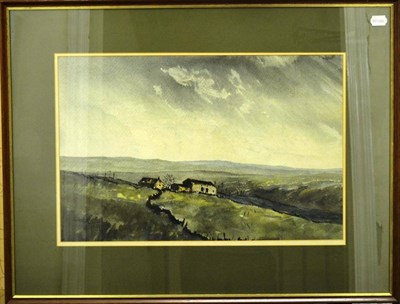 Lot 1051 - Ashley Jackson  'Rain on Upper Knowles' together with two limited edition portfolios