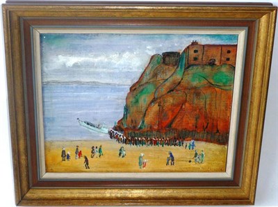 Lot 1079 - Reverend Geoffrey Bennett (d.1991)  Off to Caldy Island Indistinctly signed and dated 1973, oil...