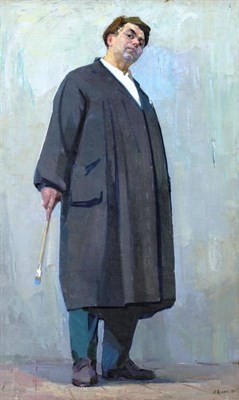 Lot 1148 - Petr Ilyich Bilan (1921- 1996) Ukrainian 'Self Portrait' Signed and dated 1965, inscribed...