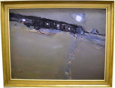 Lot 1167 - Archie Sutter Watt RSW (1915-2005)  Abstract Signed and dated (19)73, oil on board, 74cm by 101cm