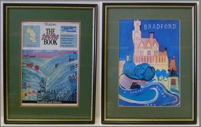 Lot 1002 - David Hockney (b.1937) The Front Covers for "Bradford, a travel guide 1992" and "British...